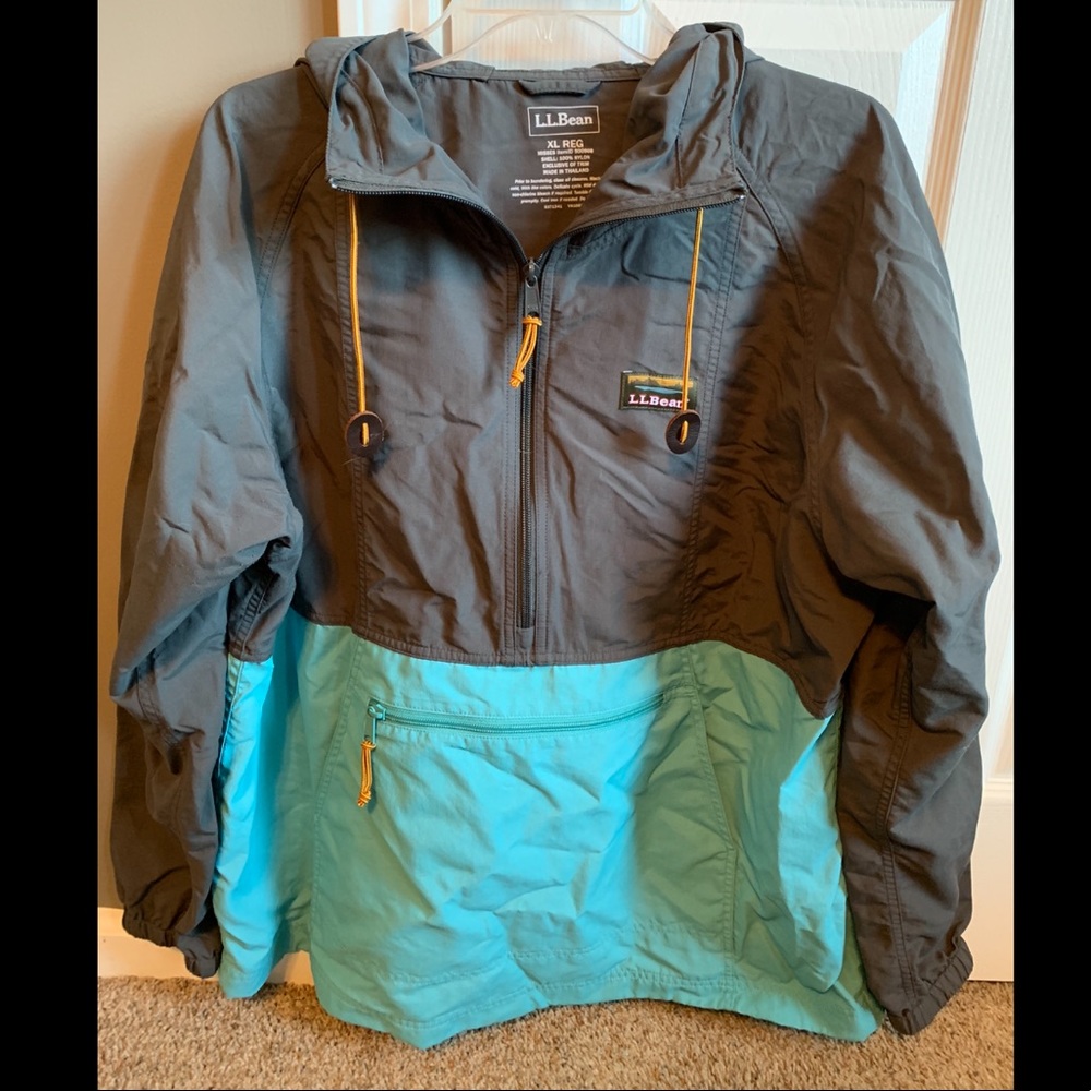L.L.Bean Womens Mountain Classic Anorak,Colorblock